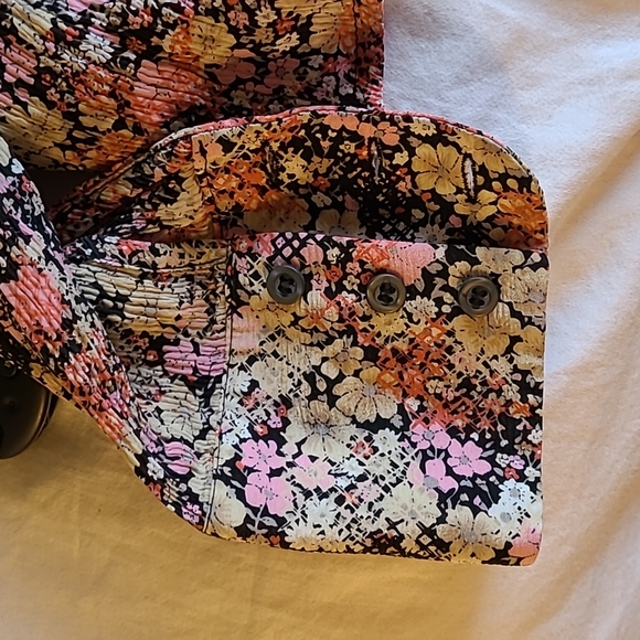 Alfani 100% Silk Fitted Shirt - Picture 7 of 9